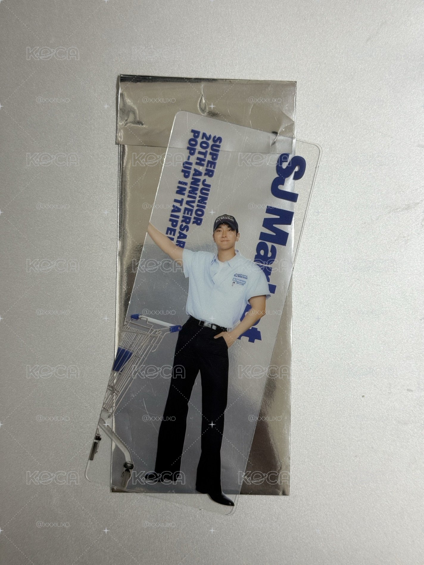 SJ MARKET 滿額透明書籤 始源