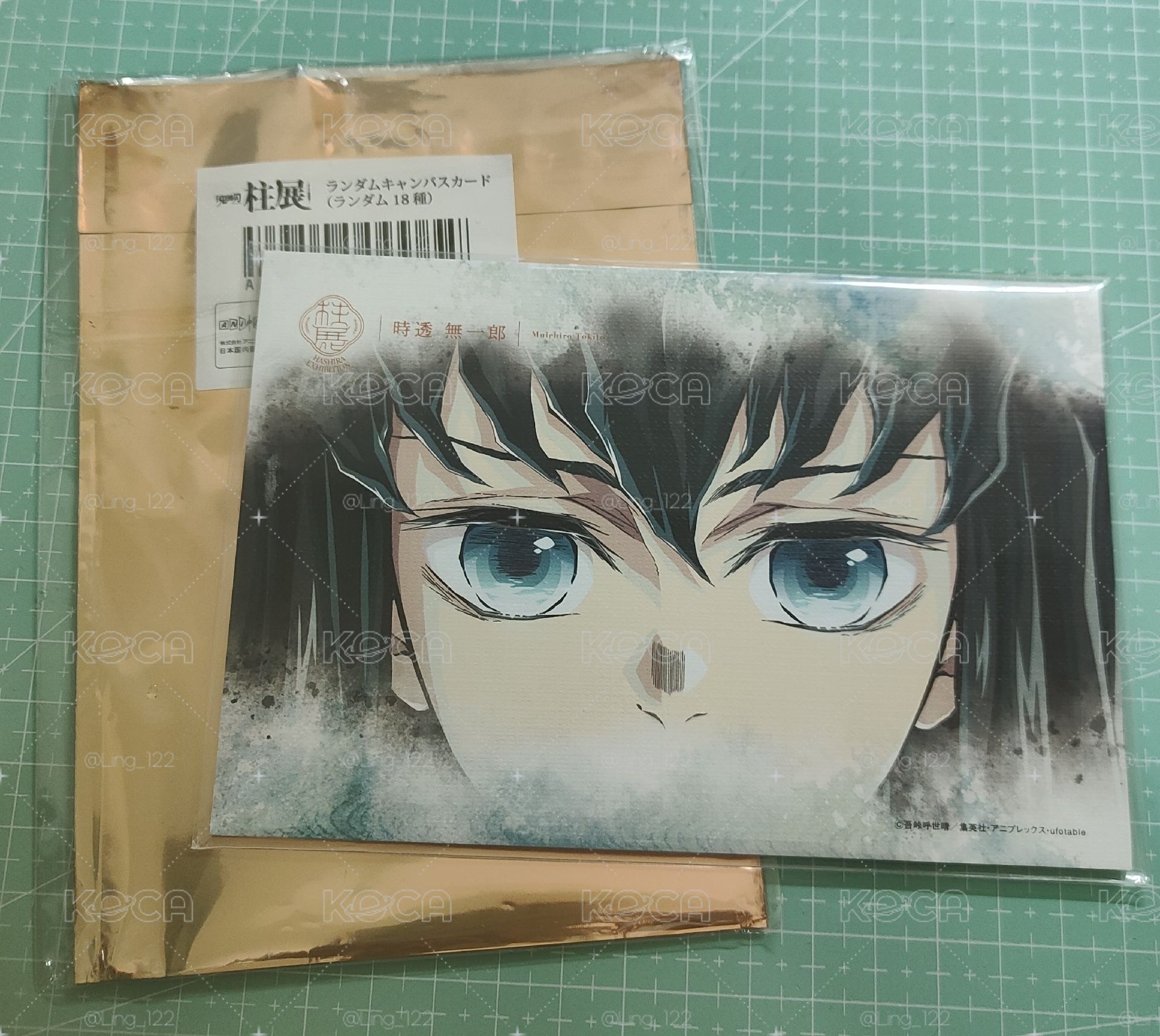 時透 柱展眼神畫布