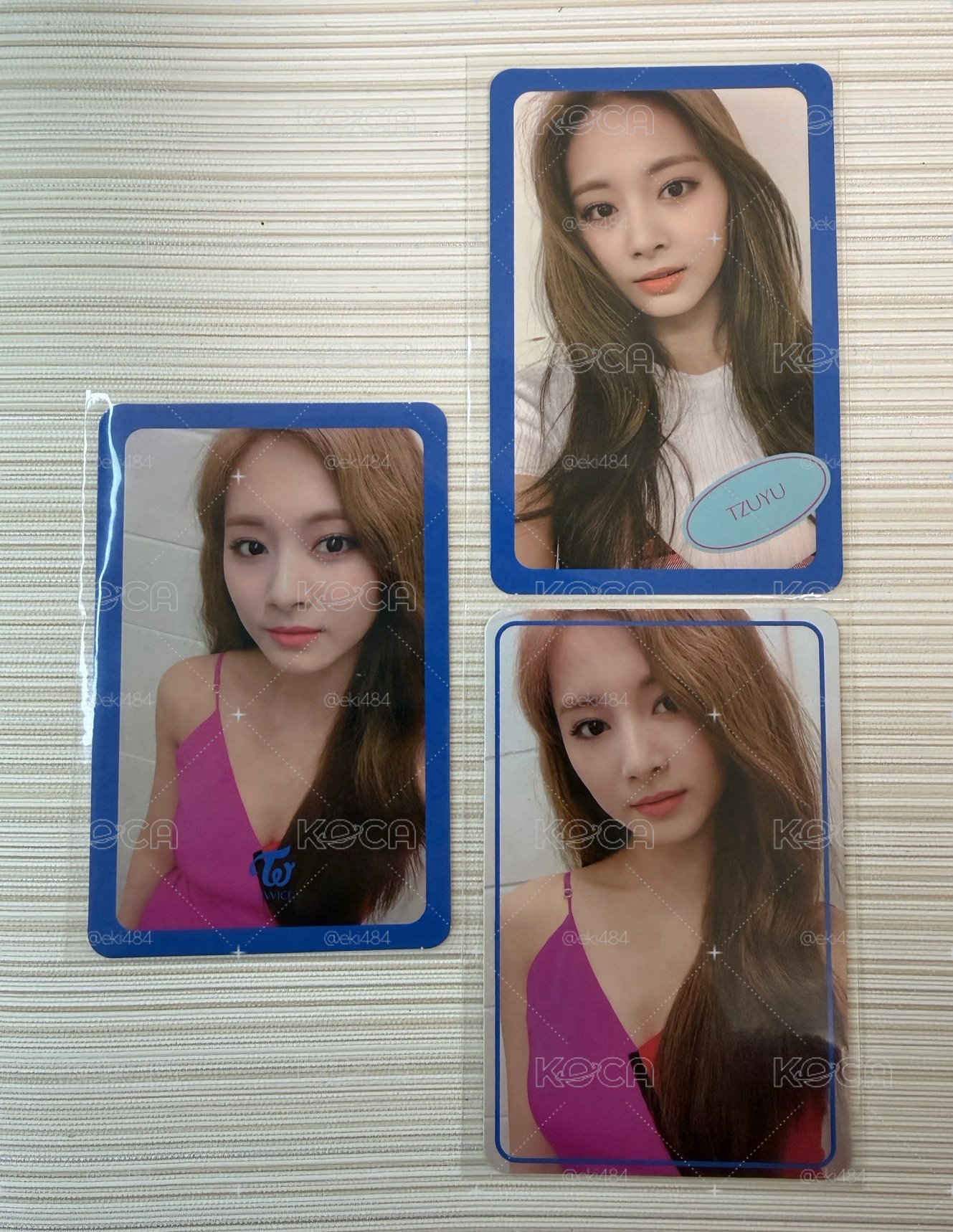TWICE 子瑜 fancy you 小卡 三入