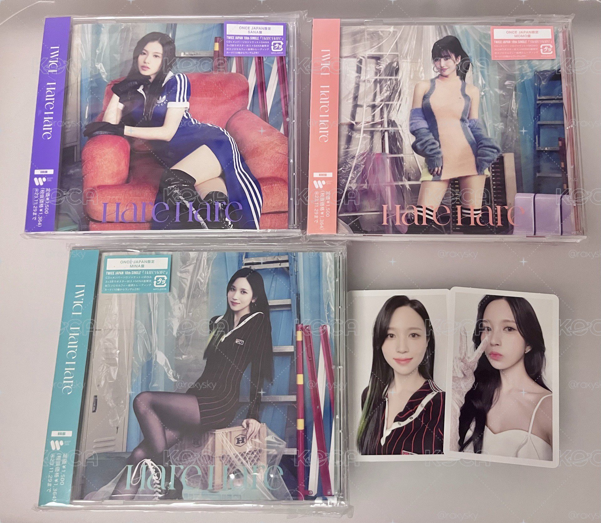 TWICE Hare Hare 個人盤 Sana Momo Mina