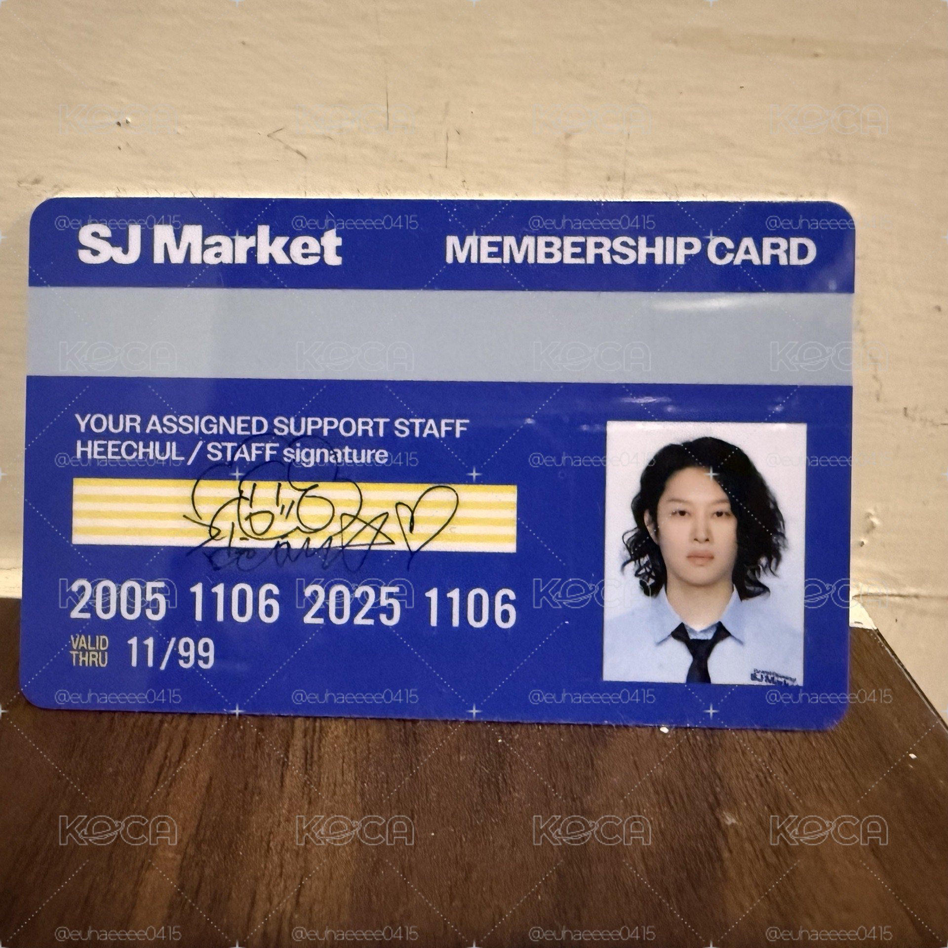 希澈台超入場卡+日本扭蛋證件照