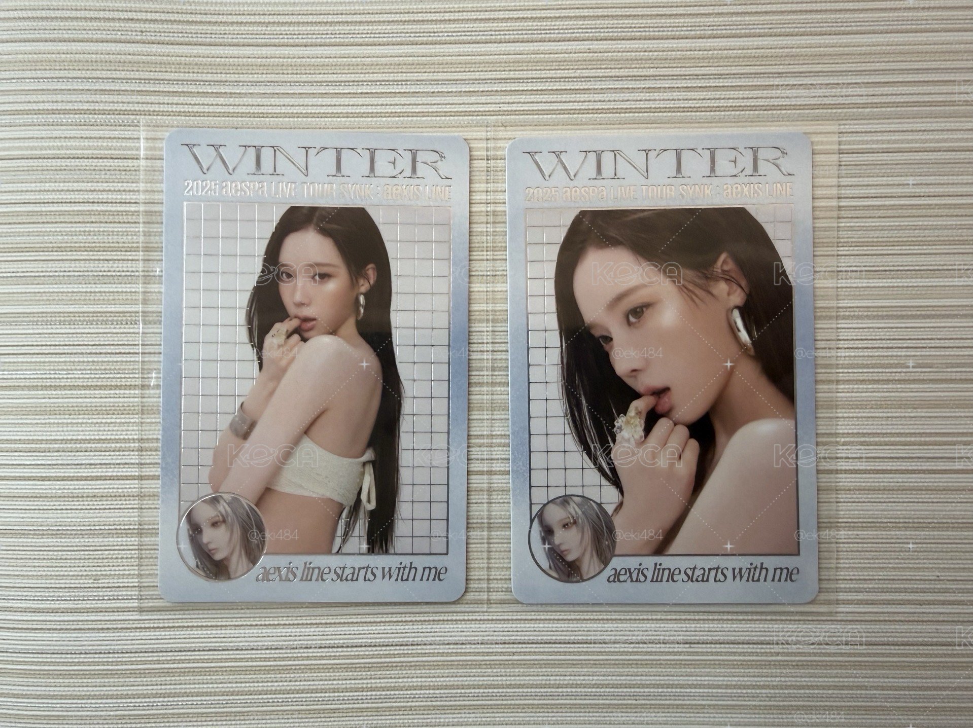 aespa winter 三巡首爾隨機卡 