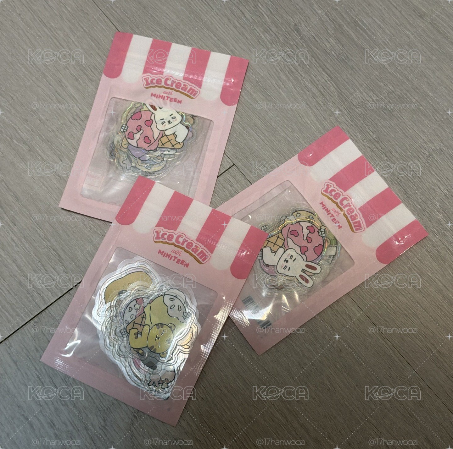ice cream miniteen 貼紙組