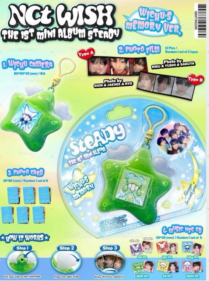 yushi白版steady keyring空專