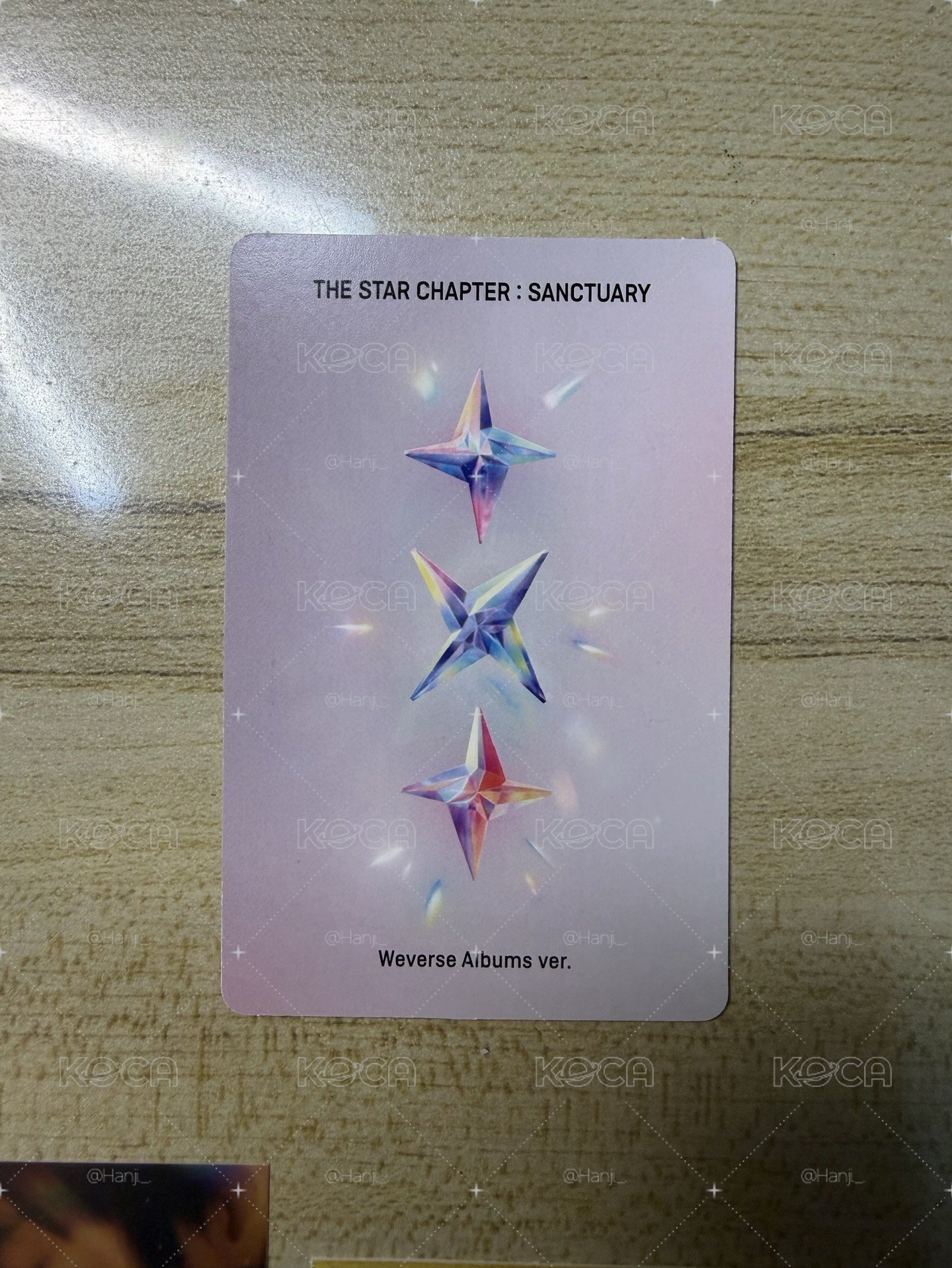 TXT 迷七 SANCTUARY Weverse卡 休寧凱 Huening Kai
