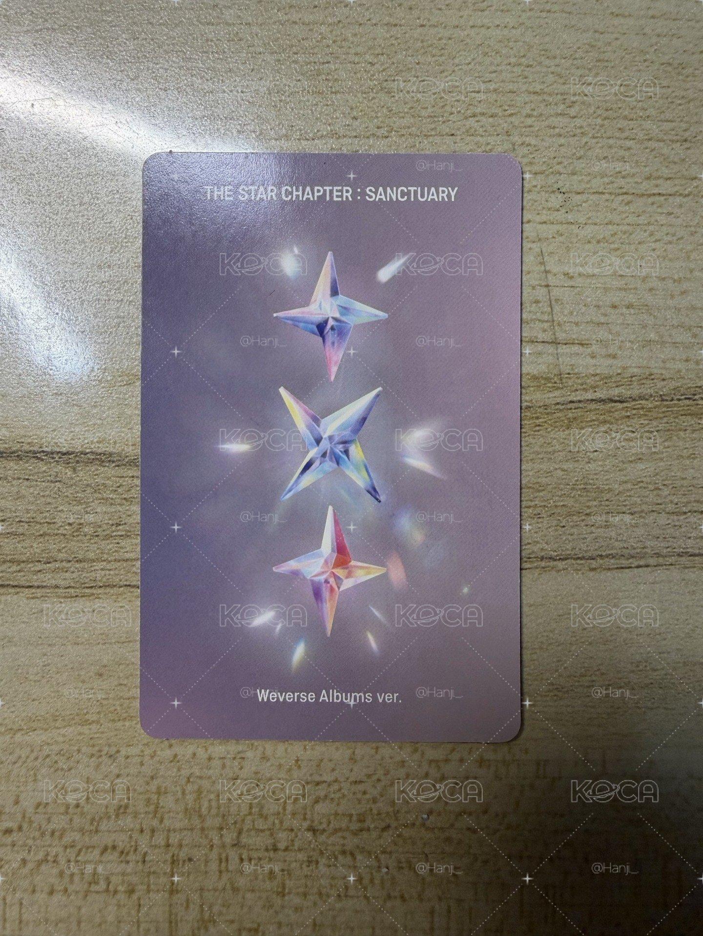 TXT 迷七 SANCTUARY Weverse專卡 休寧凱 夜景自拍