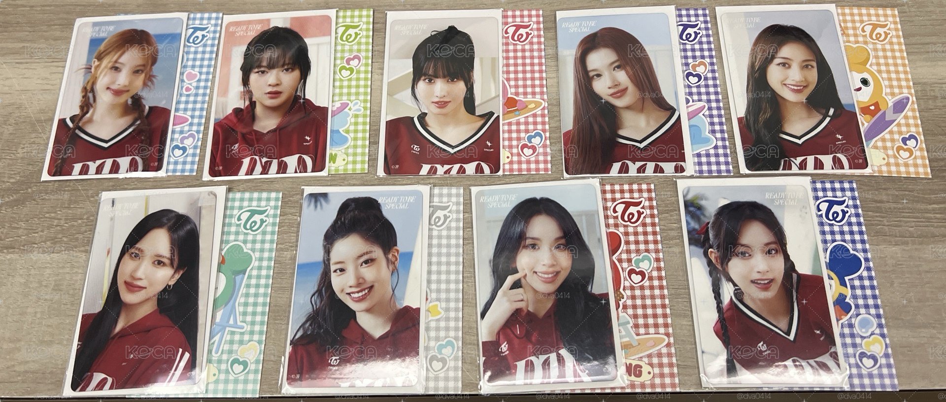 TWICE 5巡 READY TO BE SPECIAL IN JAPAN一番賞 參加賞 透卡 