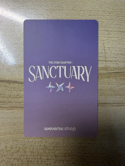 TXT 迷七 SANCTUARY Weverse Shop 官方通路特典小卡 休寧凱 牛仔背心