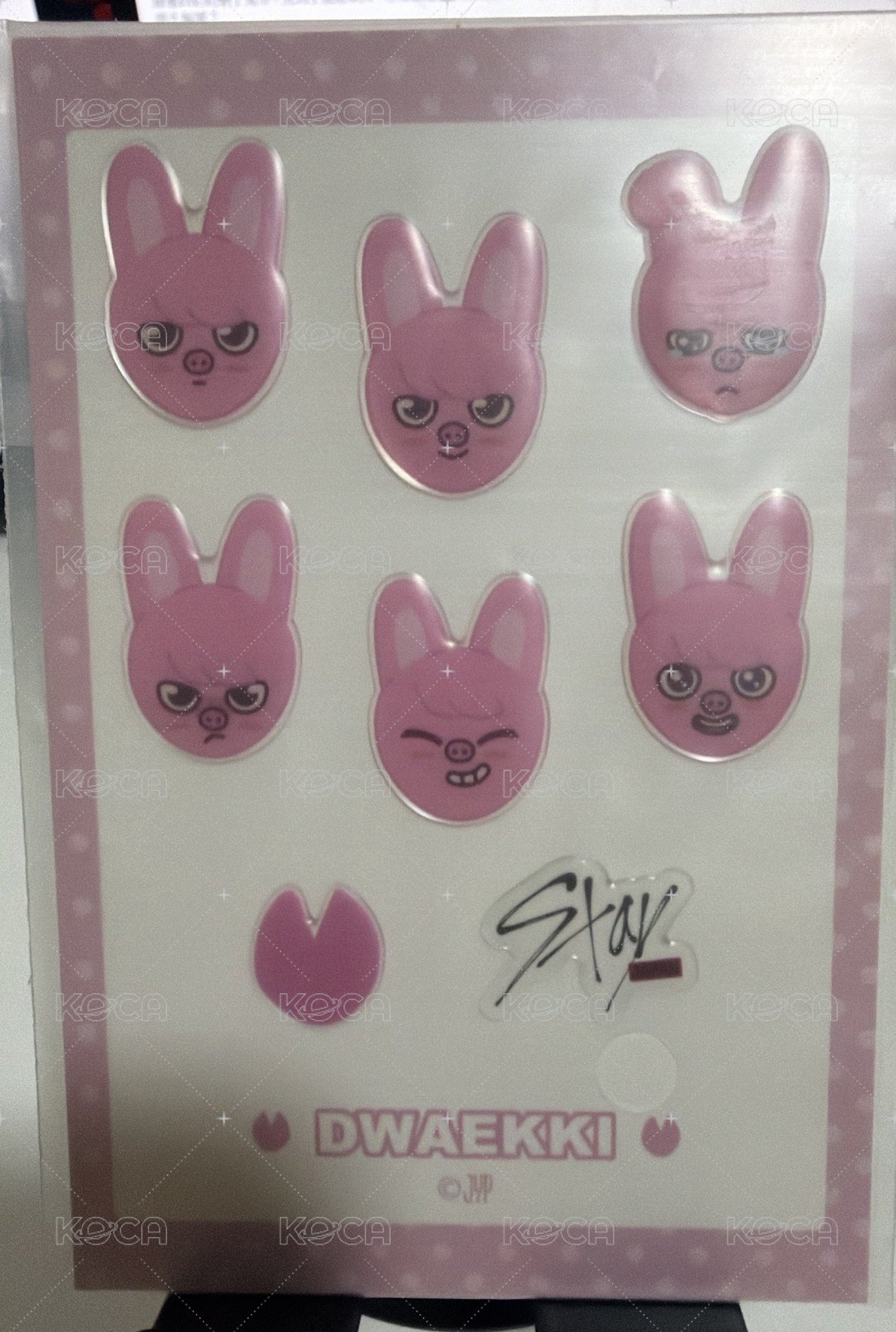 豬兔貼紙
