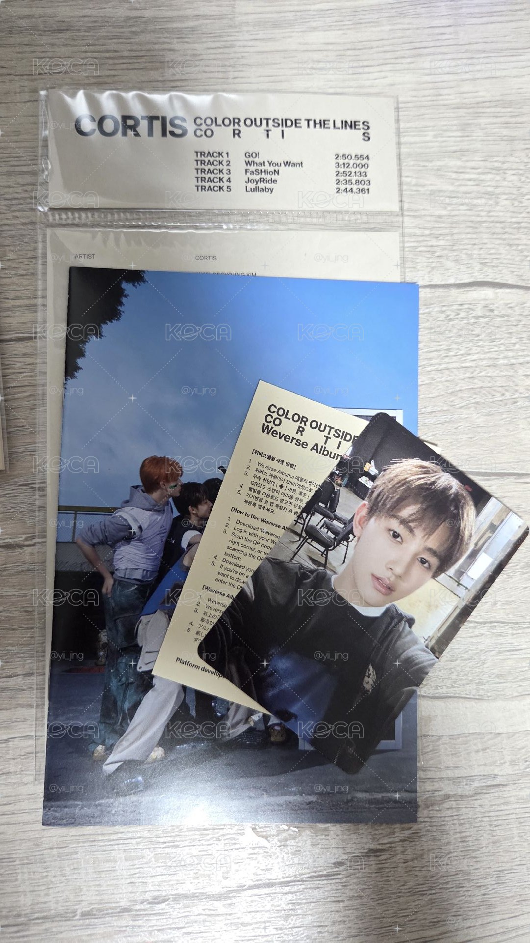 Cortis Weverse album 迷一 電子專 嚴成炫