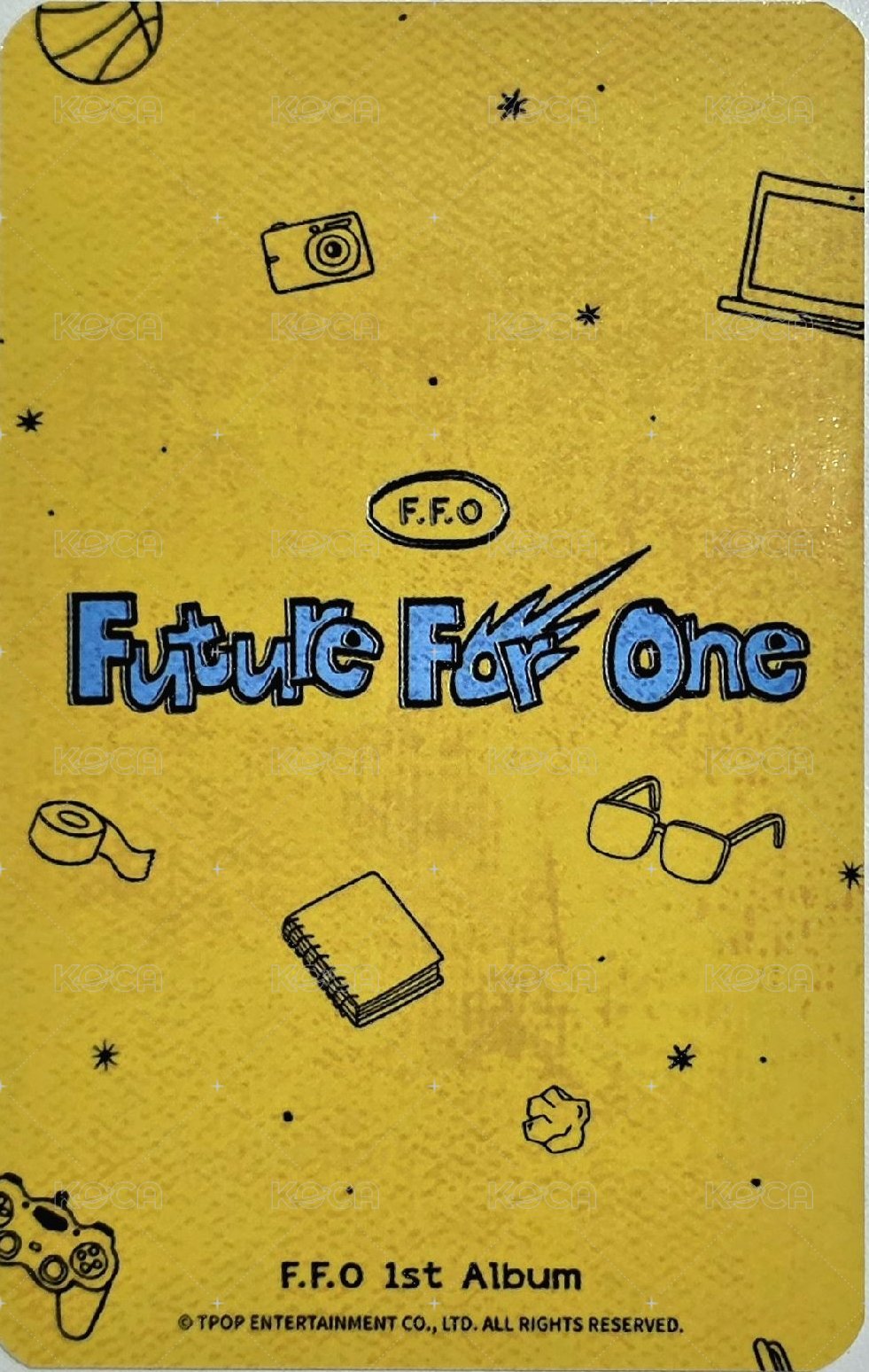 Future For One  特典卡  背面