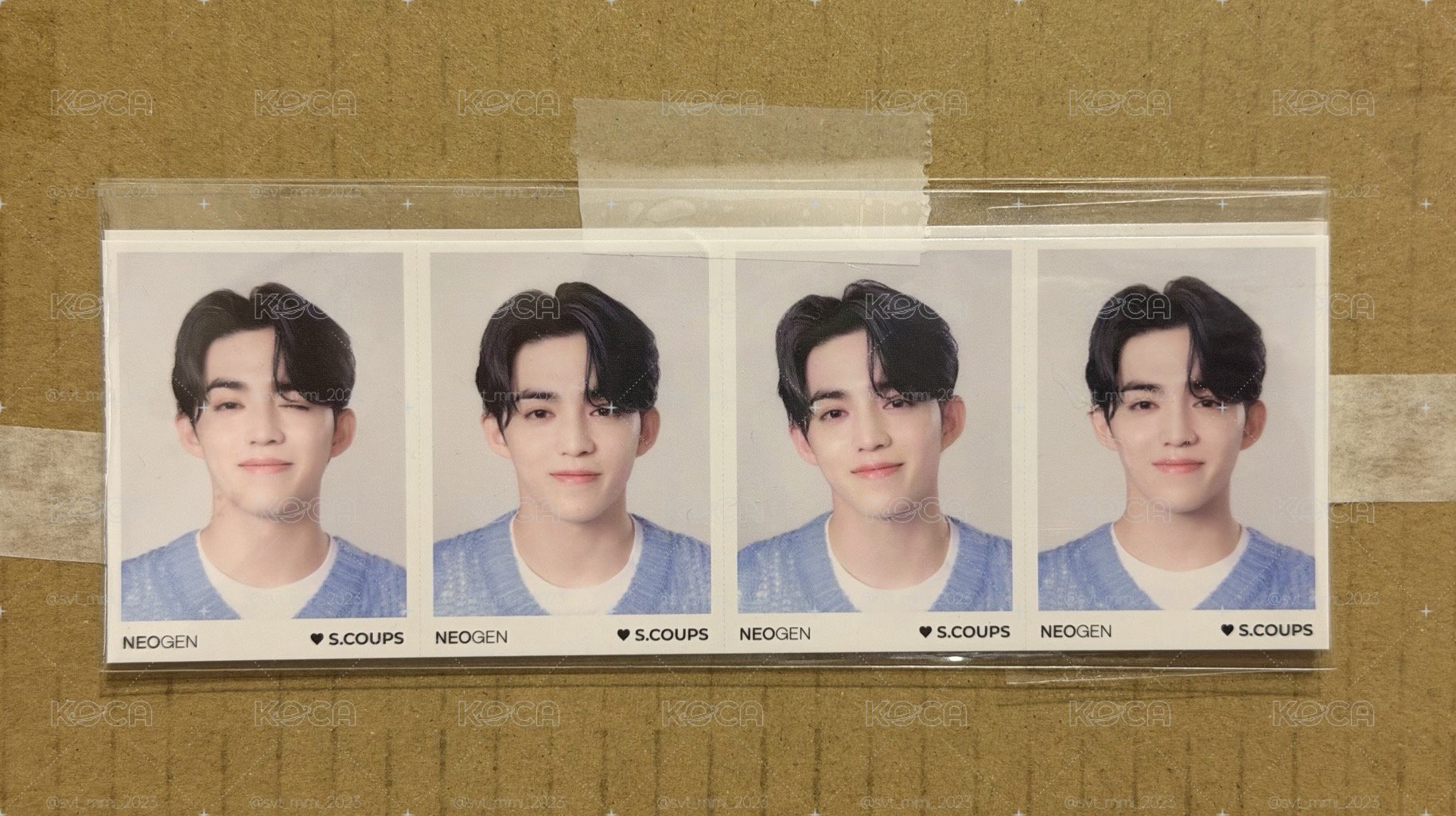 SEVENTEEN 💎S.coups NEOGEN代言 證件照 🍒