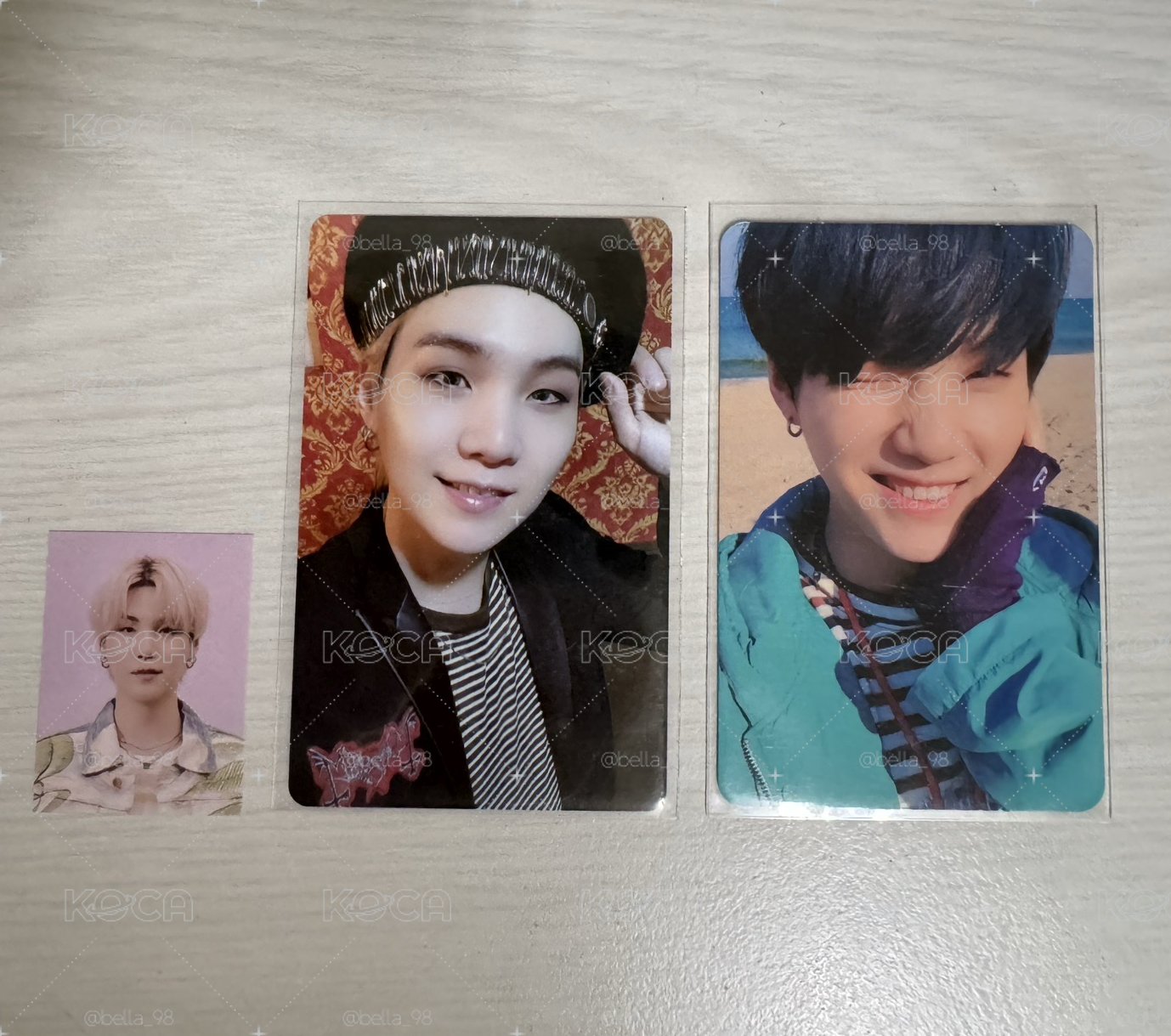 SUGA 玧其專卡 年曆小卡 證件照