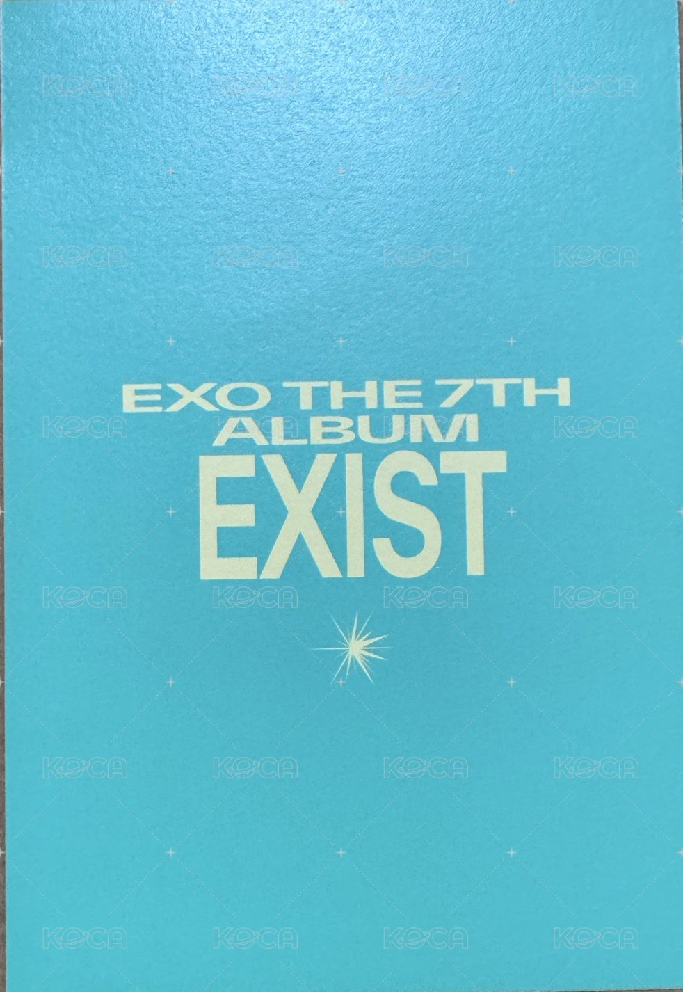 EXIST 明信片 O ver 背面