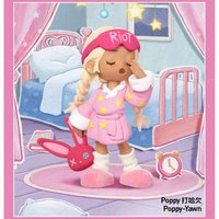 小小叛桃徹夜狂歡系列Lil Peach Riot Sleepover Series 公仔 Poppy打哈欠
