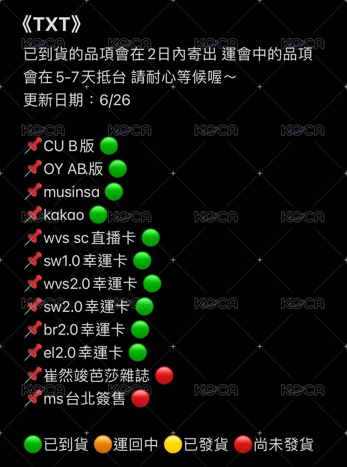 TXT進度
