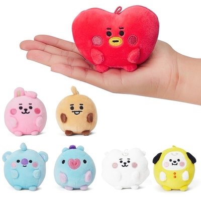 【BT21】圓形迷你絨毛玩偶（RJ）
