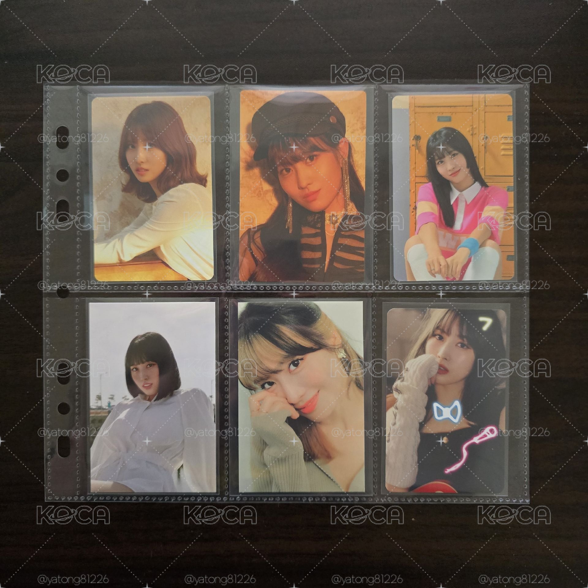 TWICE MOMO 韓國年曆卡小盤