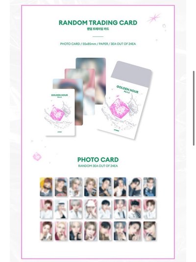 ATEEZ [GOLDEN HOUR : Part.5] POP-UP STORE卡片包組/收納】GH5 快閃店