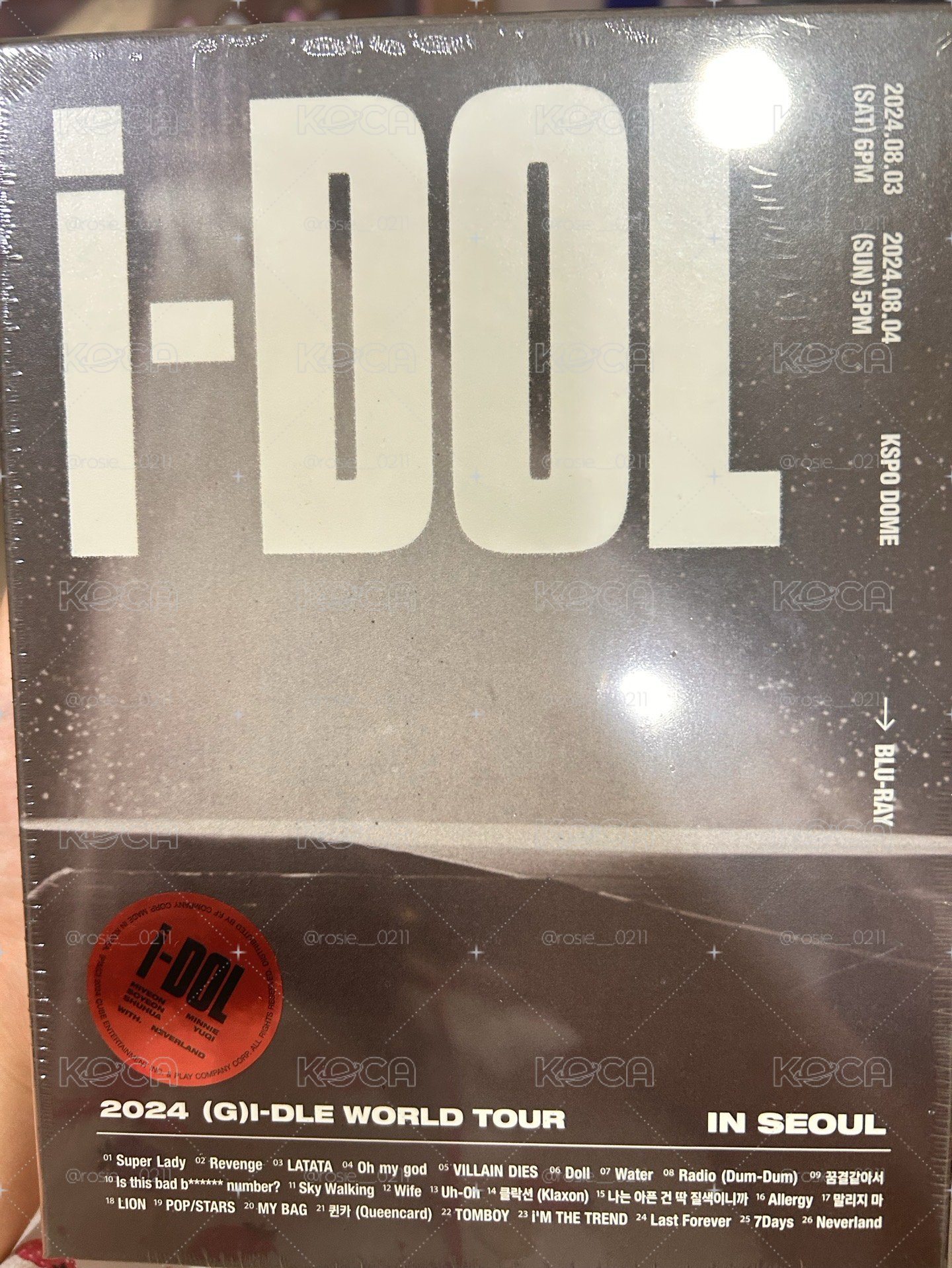 i-dle 演唱會DVD藍光版