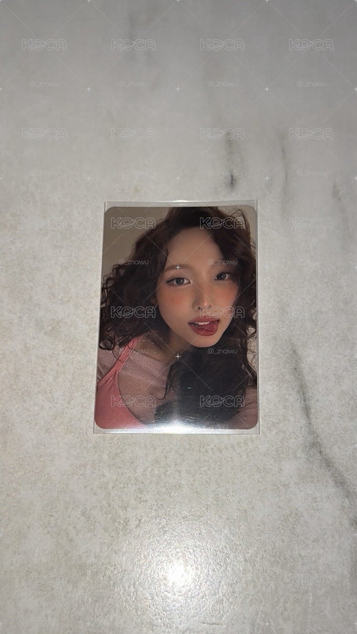 TWICE 娜璉 代言卡