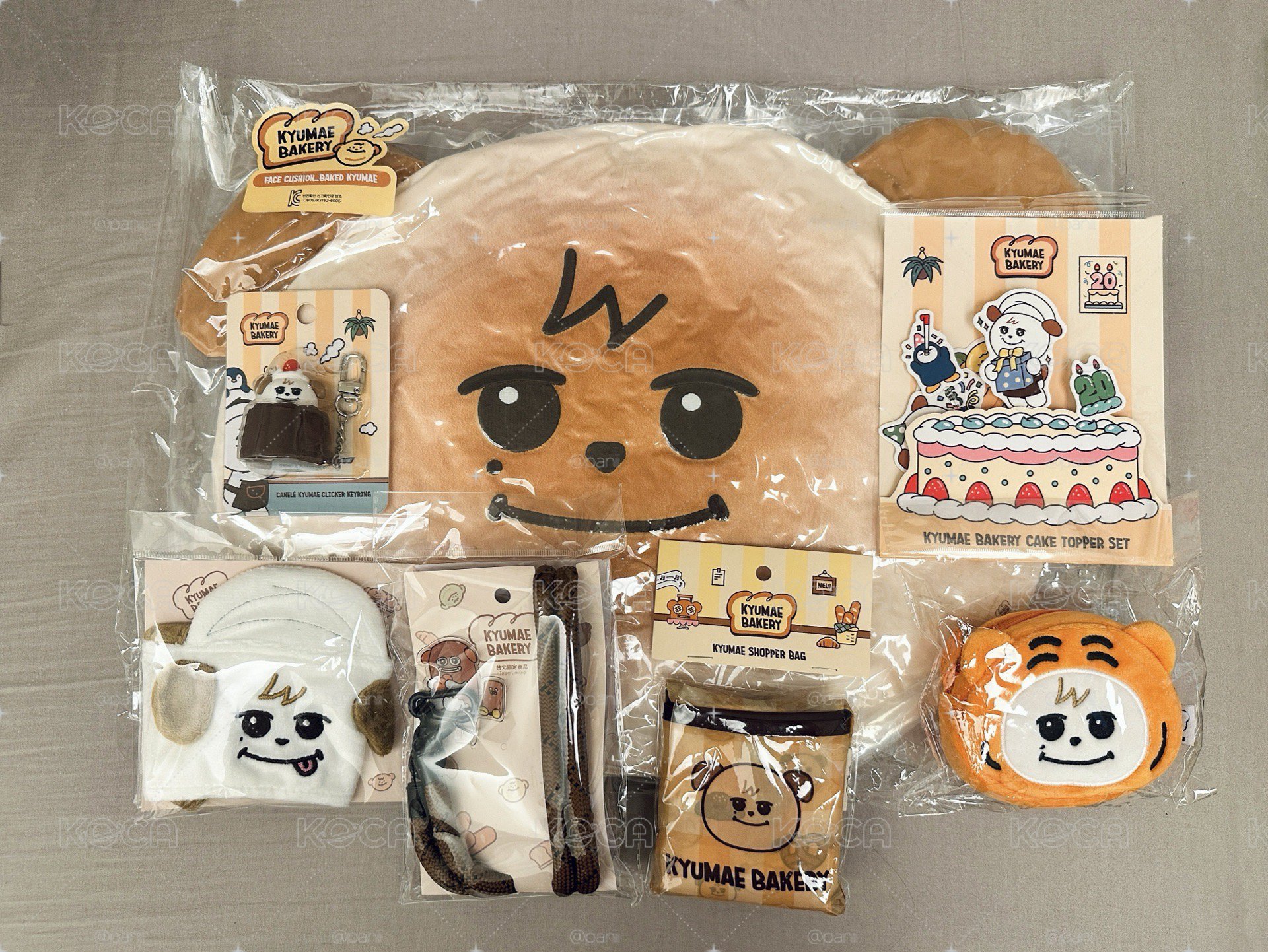 圭咩麵包店 抱枕/可麗露/購物袋