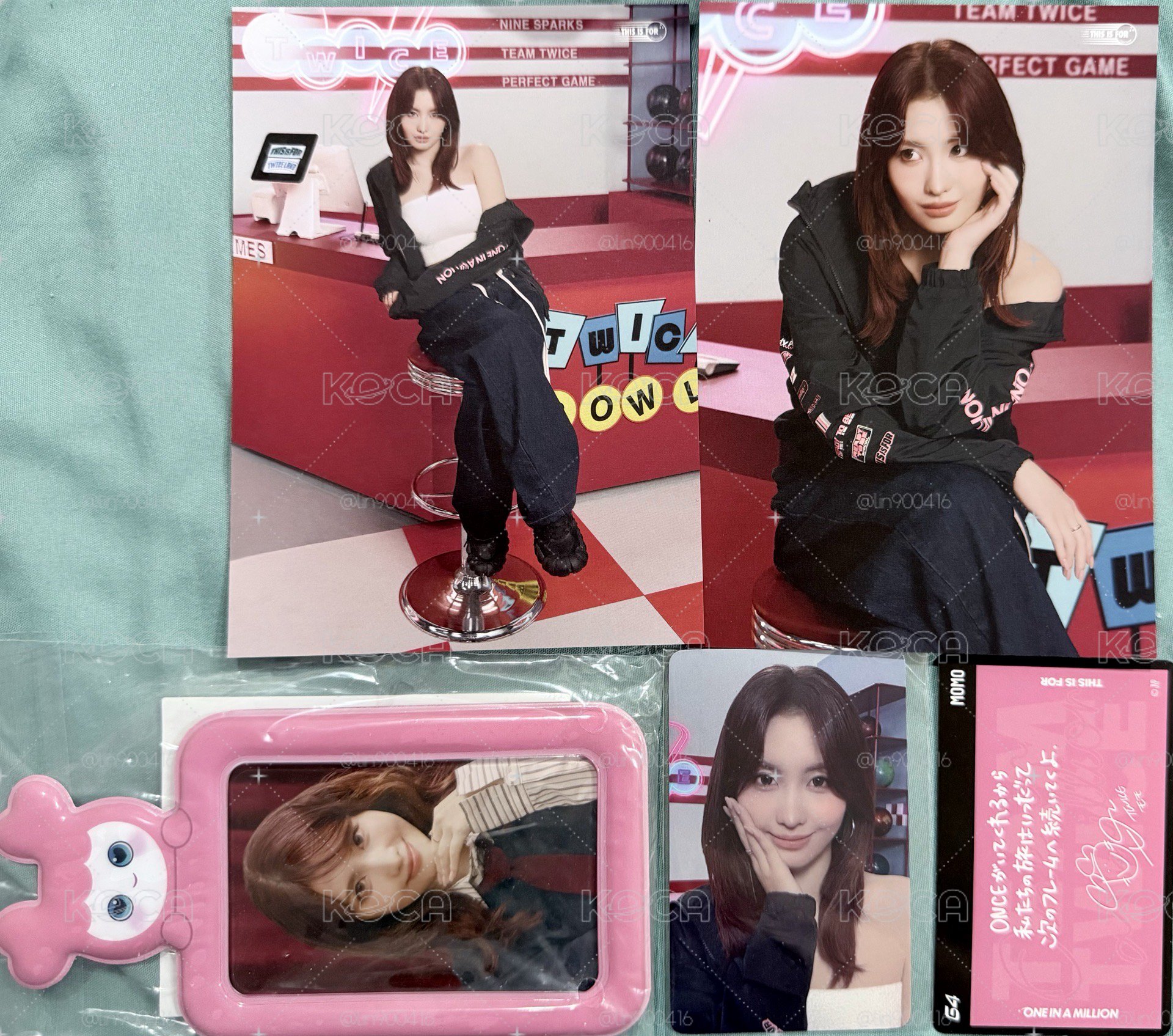 TWICE MOMO 新國立 大卡 卡夾 手幅卡 滿額卡