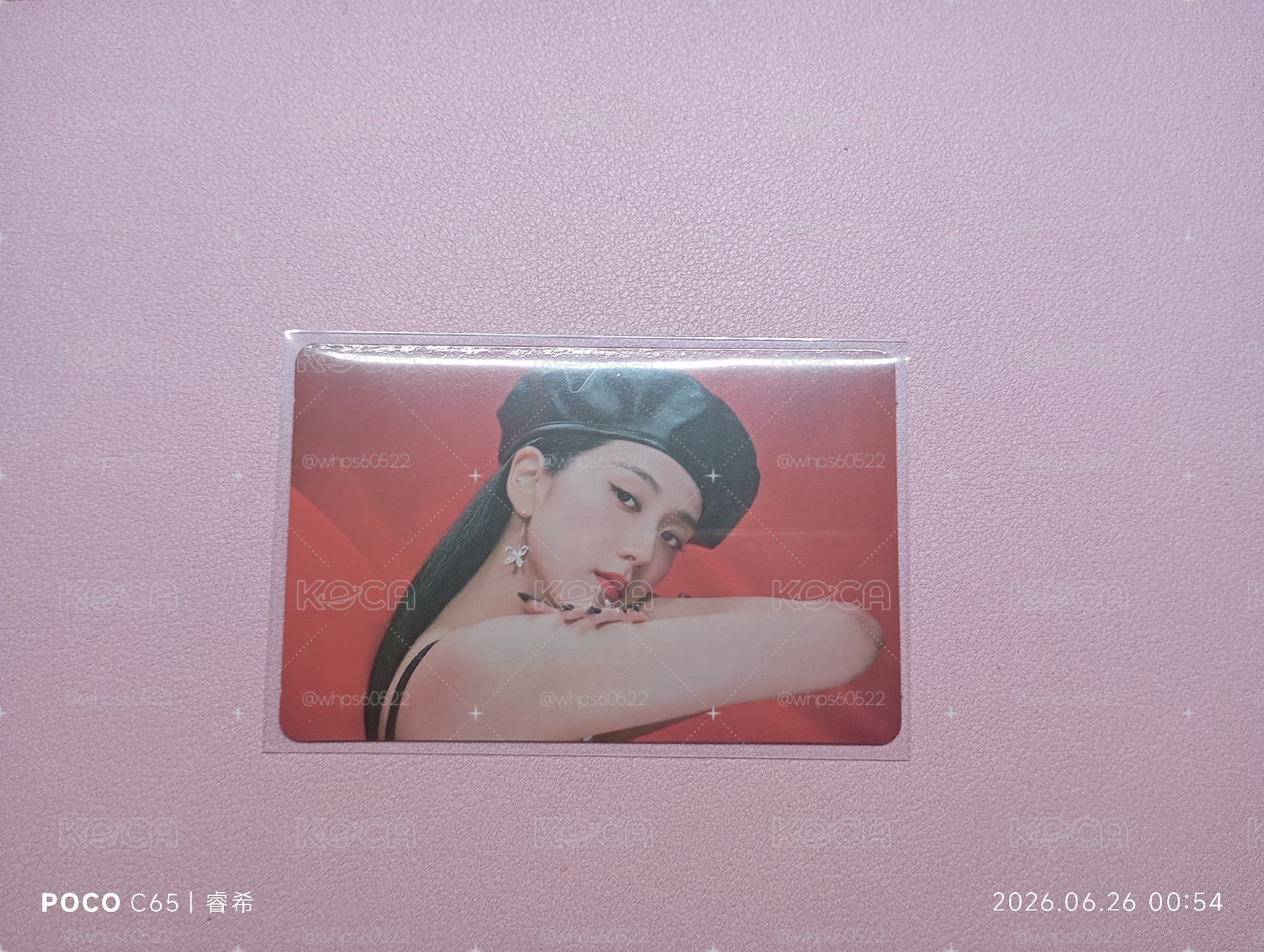 k4 jisoo 小卡