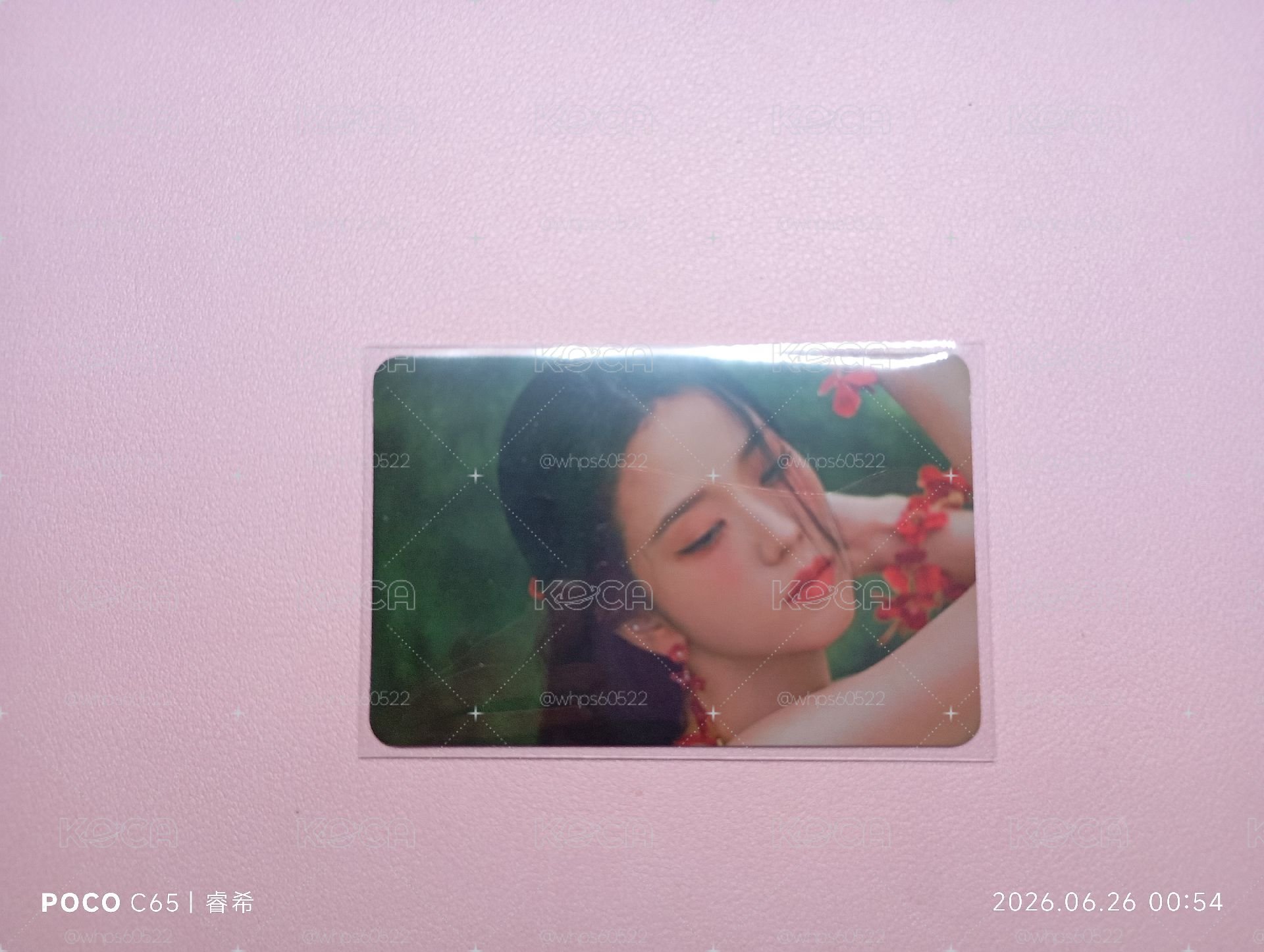 k4 jisoo 小卡