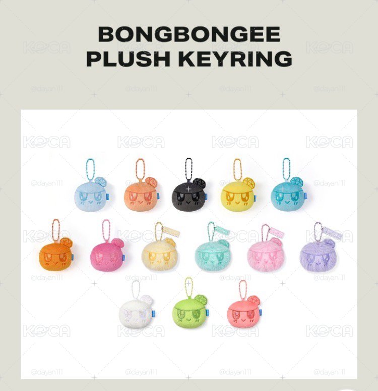 SEVENTEEN  BONGBONGEE PLUSH KEYRING   世巡 城市限定