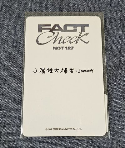 NCT127 FACT CHECK JOHNNY 
