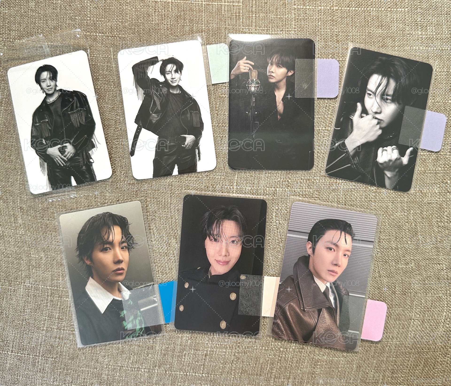 BTS 特典卡 錫