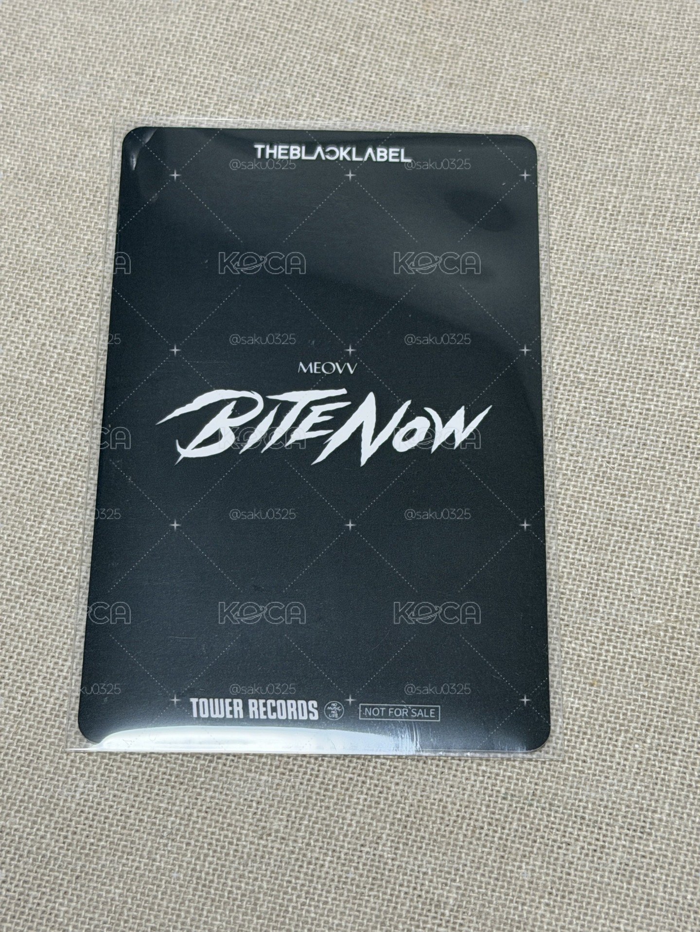 MEOVV SOOIN塔店特典卡