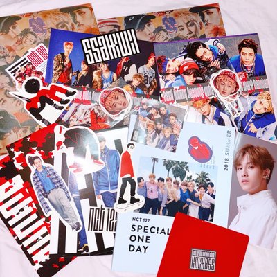 NCT 127 無限的我 空專兩版+2018夏日寫真+Winwin Regular筆記本