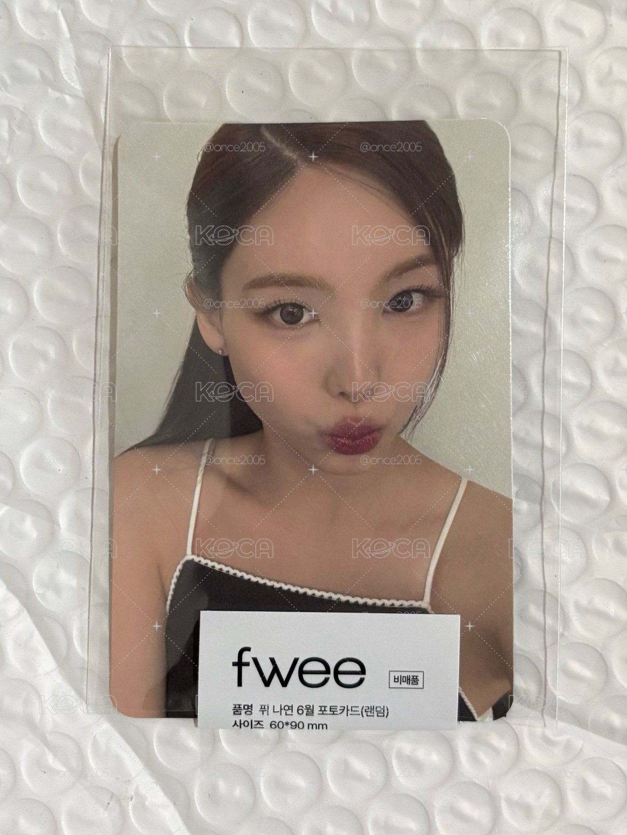 娜 fwee代言卡
