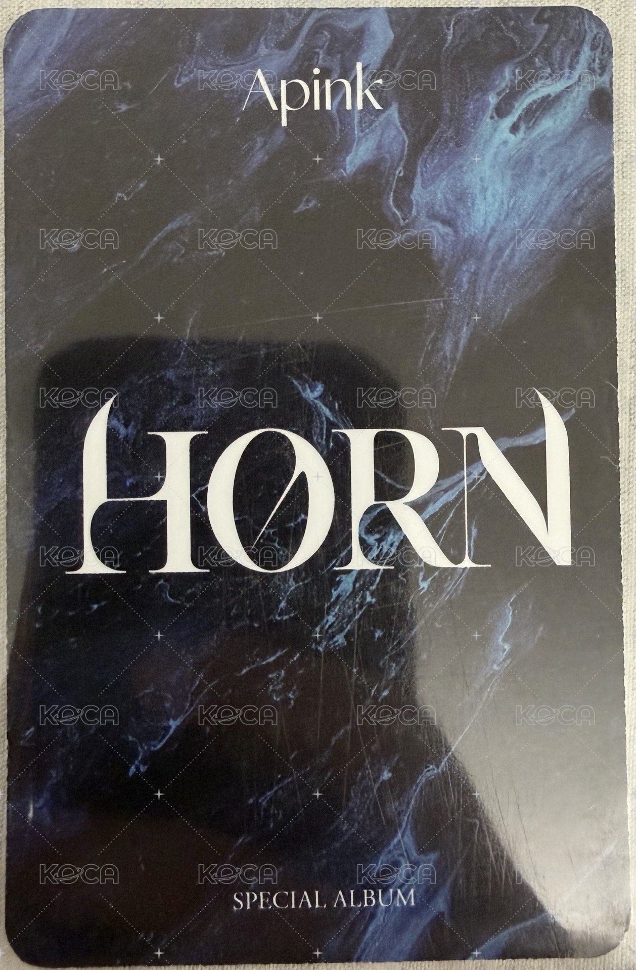 HORN 專輯卡  背面