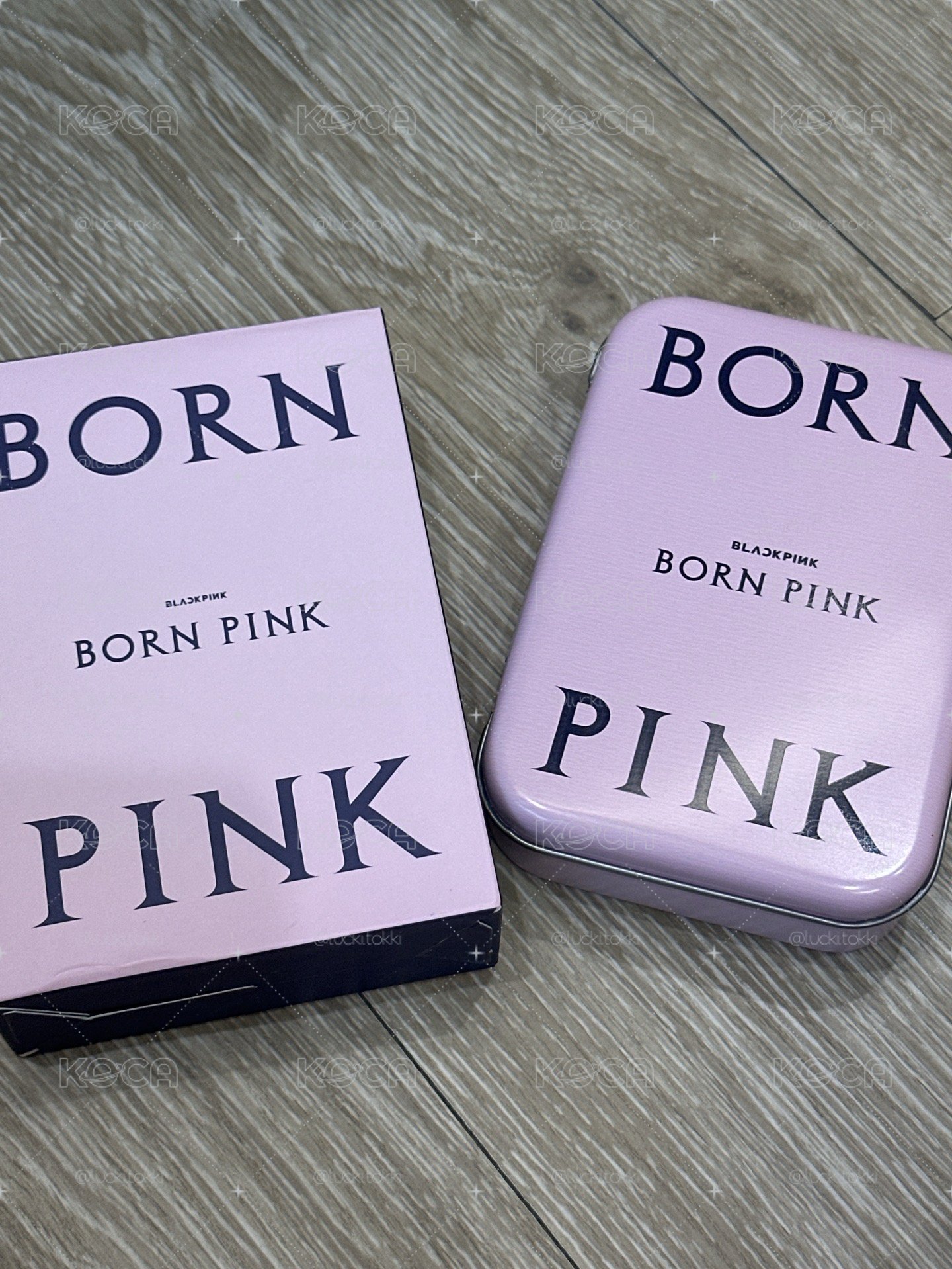 Born Pink鐵盒小卡