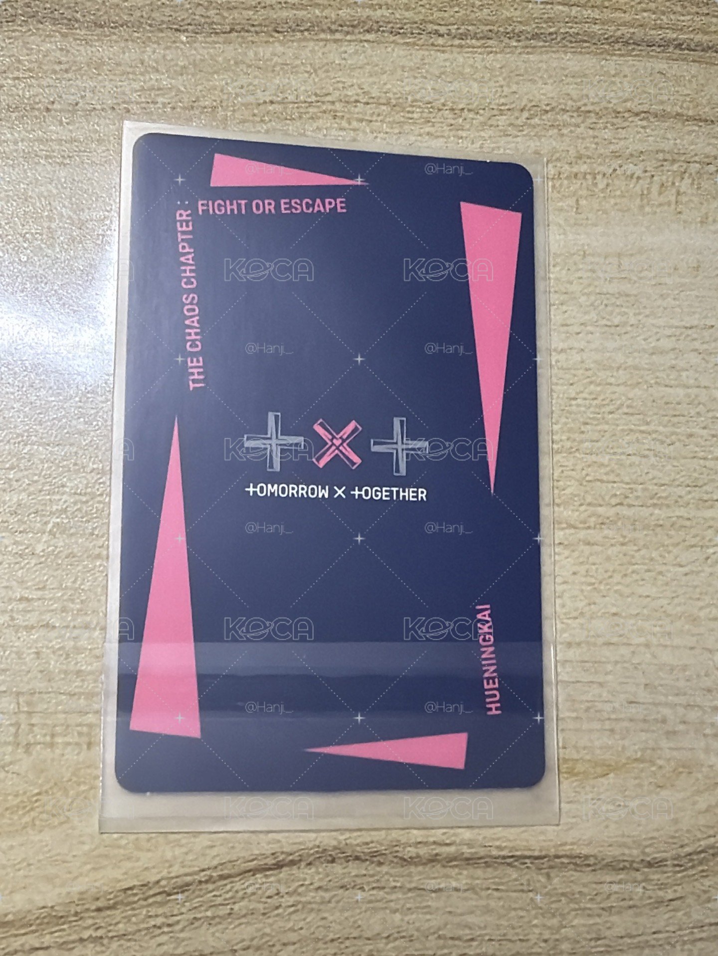 TXT 休寧凱 FOE 專輯卡 ESCAPE版 金髮紅衣比心小休寧