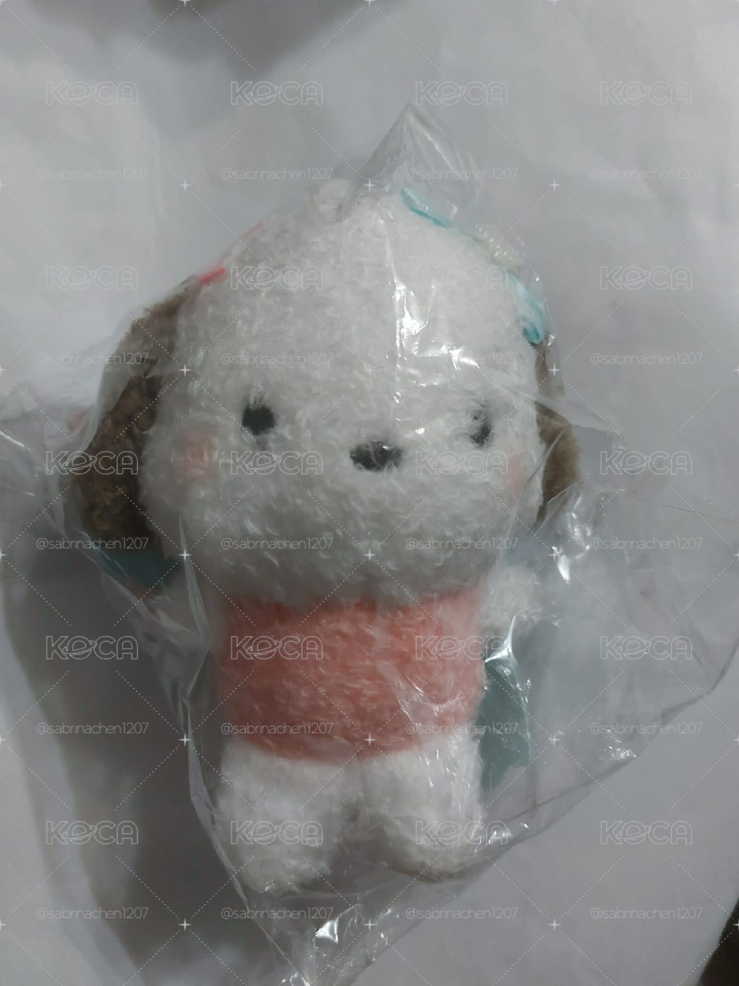 蝴蝶結絲帶 帕恰狗 吊飾娃娃