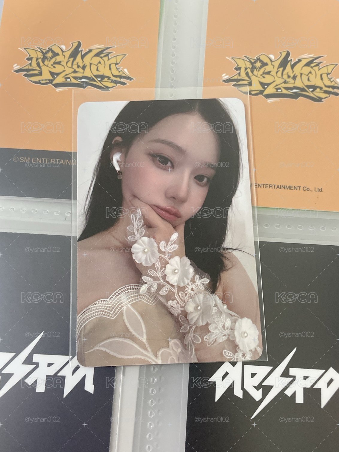 Aespa 捏臉冬 婚紗冬