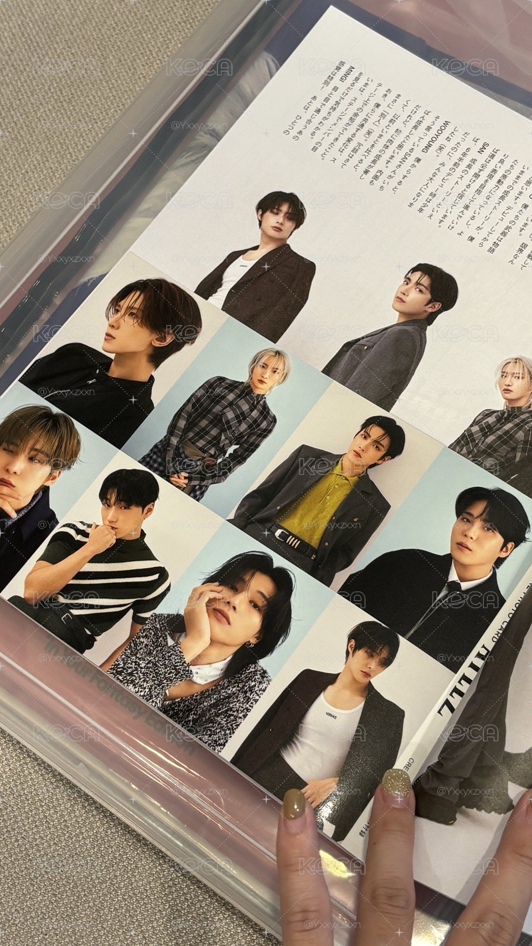Ateez CREA2025 雜誌（含內頁卡）