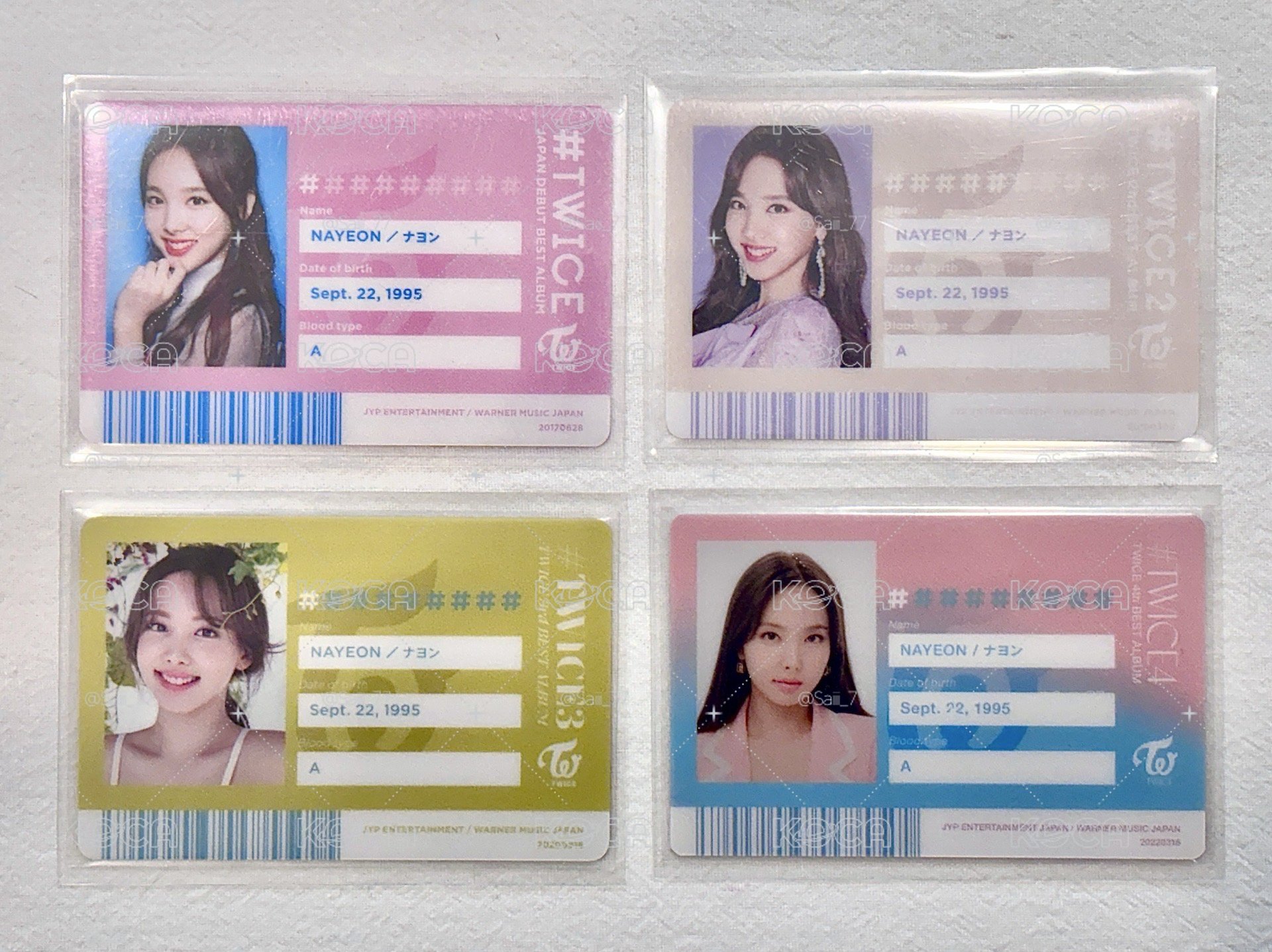 林娜璉 #TWICE ID卡