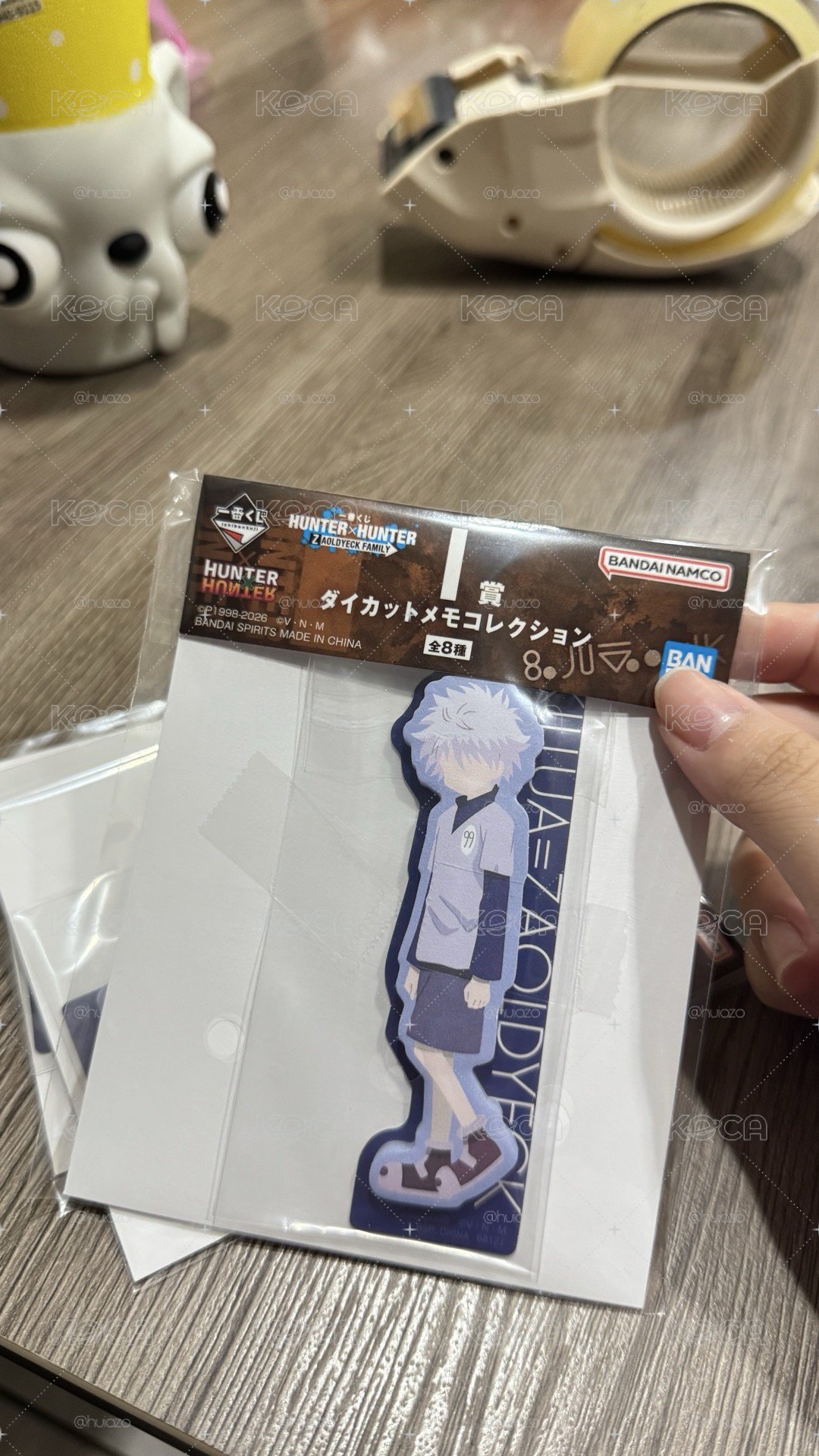 ［全新未拆］揍敵客家族一番賞 便條紙小賞