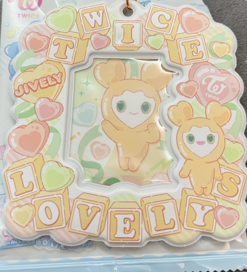 TWICE LOVELYS版 JIVELY卡套（已拆）