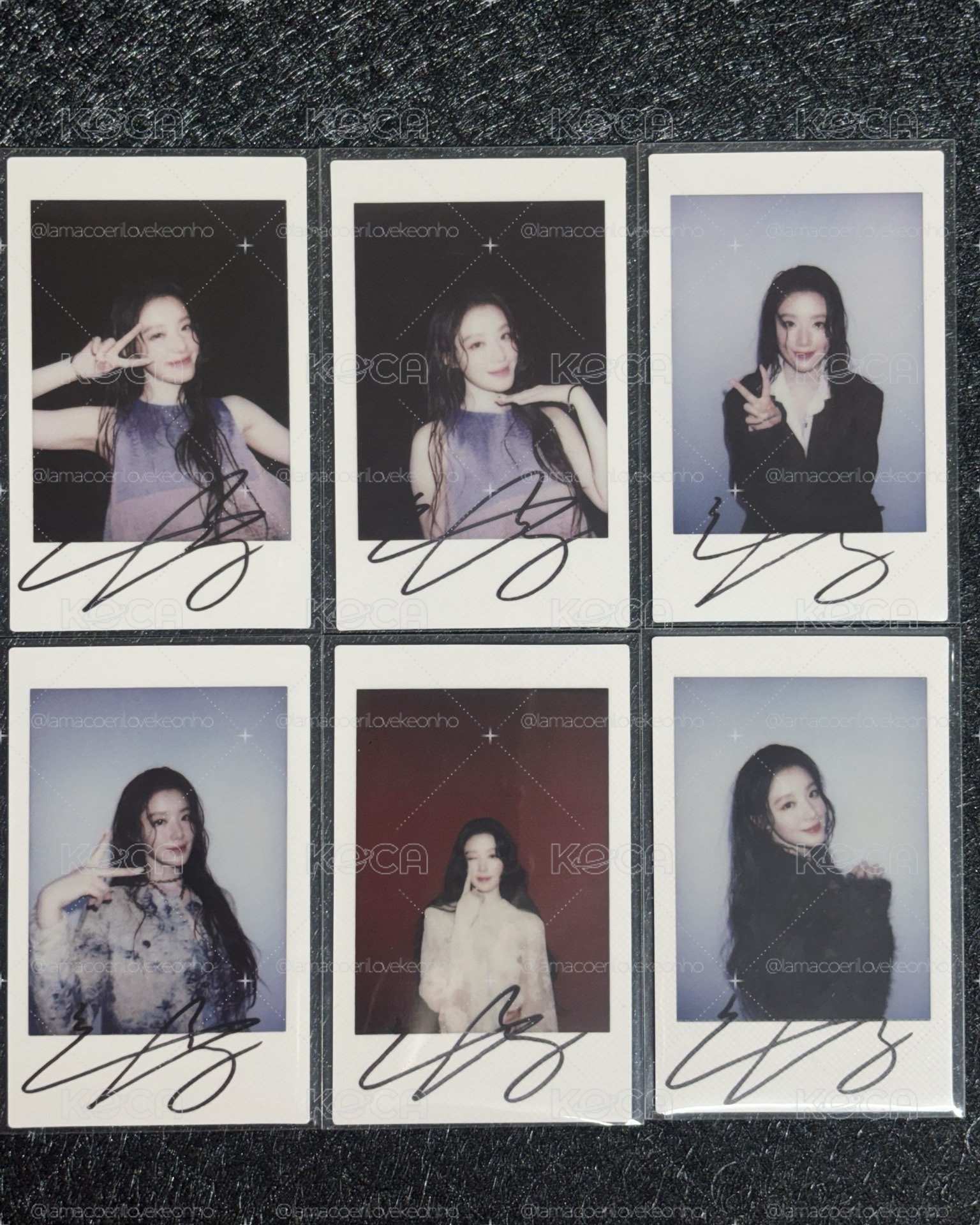 i-dle 舒華 雜誌拍立得