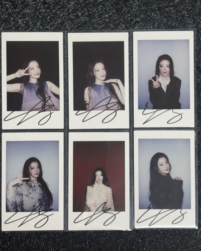i-dle 舒華 雜誌拍立得