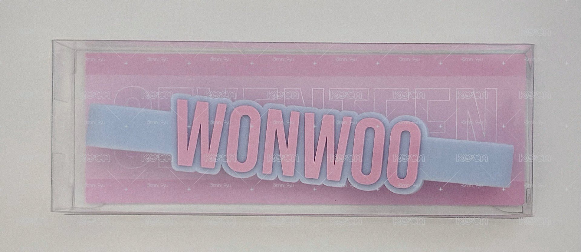 20'克拉島 圓佑WONWOO 手燈姓名裝飾環