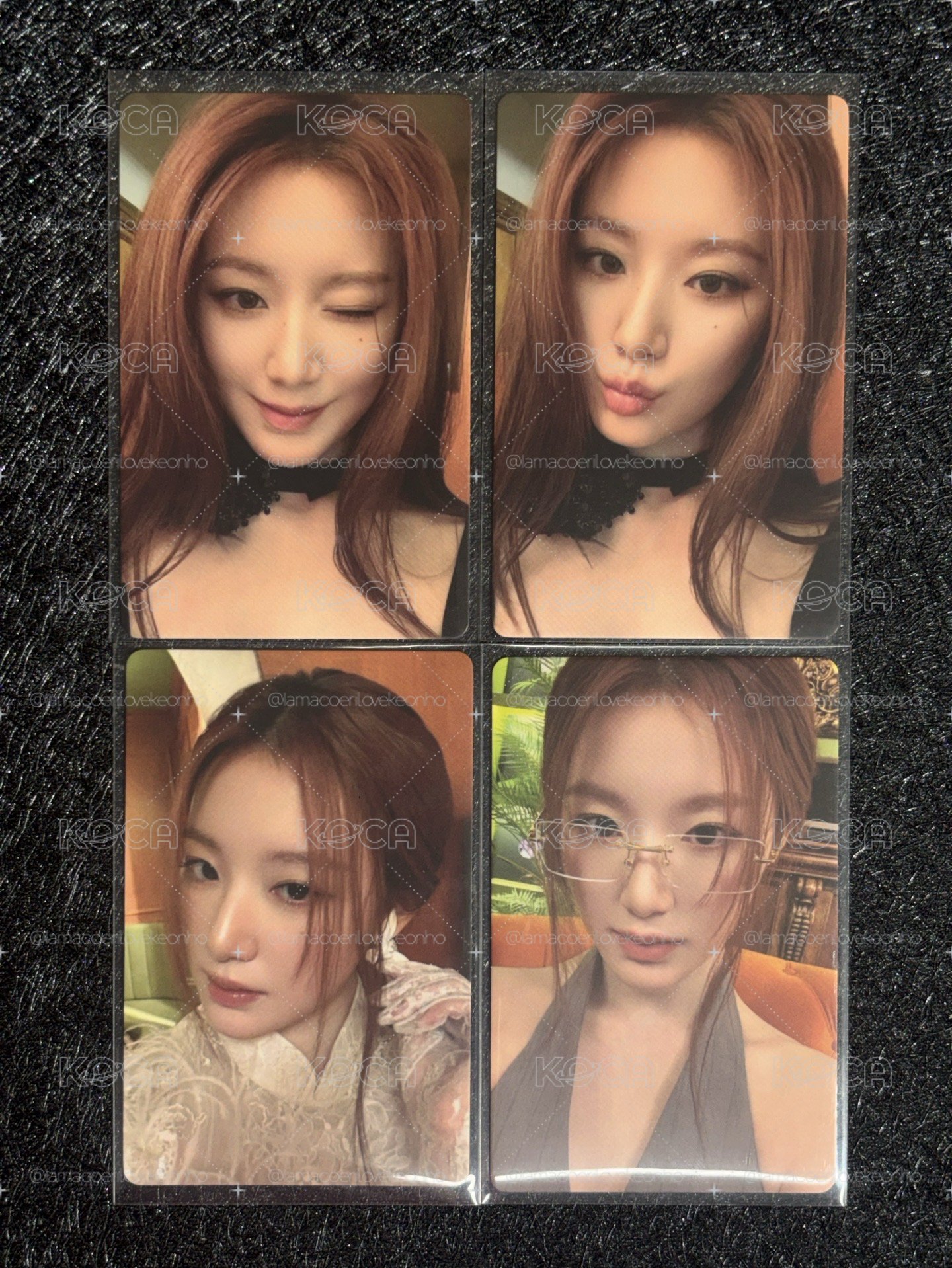 i-dle 舒華 追花 雜誌卡 