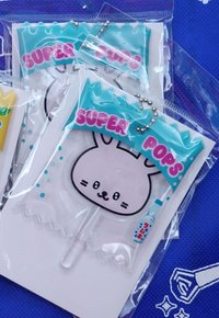 銀赫日超棒棒糖吊飾
