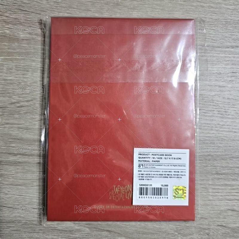 太妍 The Magic Of Christmas Time演唱會官方周邊 明信片書